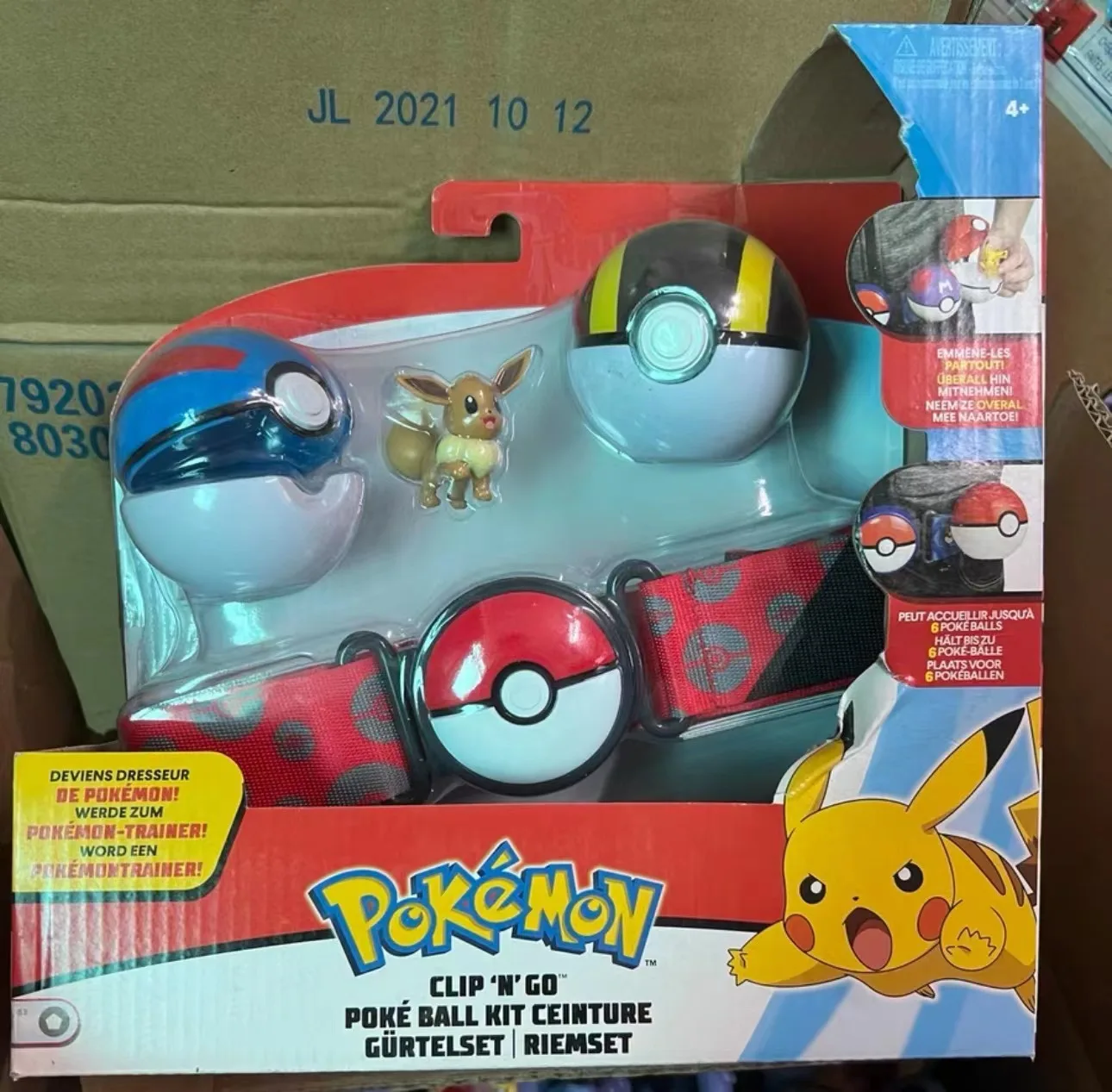 thumbnail image 1 of Figura original de Takara Tomy Pokémon Battle Ready, paquete múltiple, colección de monstruos Pokémon Pikachu Venusaur, Moncolle Ex Poké Ball, 1 of 5