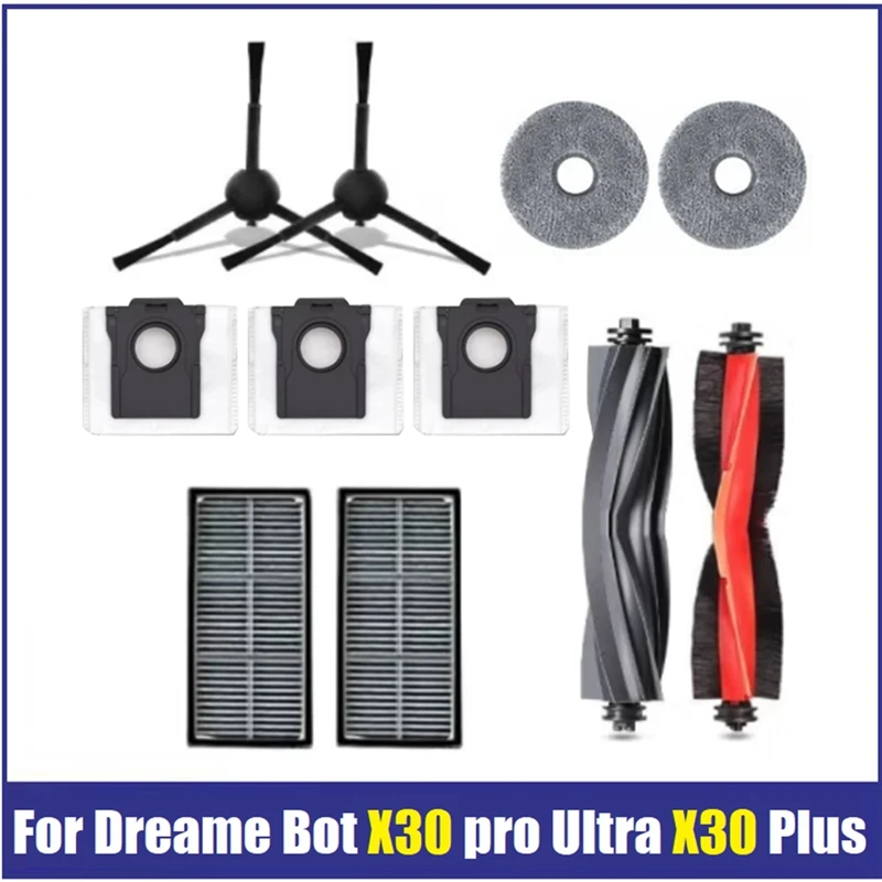 

11 шт., запасные части для робота-пылесоса Dreame Bot X30pro Ultra X30pro Plus