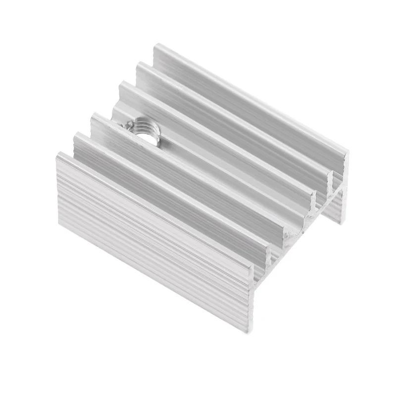10pcs dissipatore di calore Transistor radiatore TO220 raffreddamento di raffreddamento 20*15*10MM - immagine 6