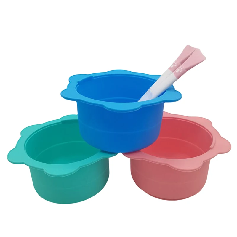 

Wax Warmer Heat-resisting Silicone Bowls Hair Removal Wax Replacement Pot Silicone Bowls Hair Removal Reusable Waxing Pot Bowl