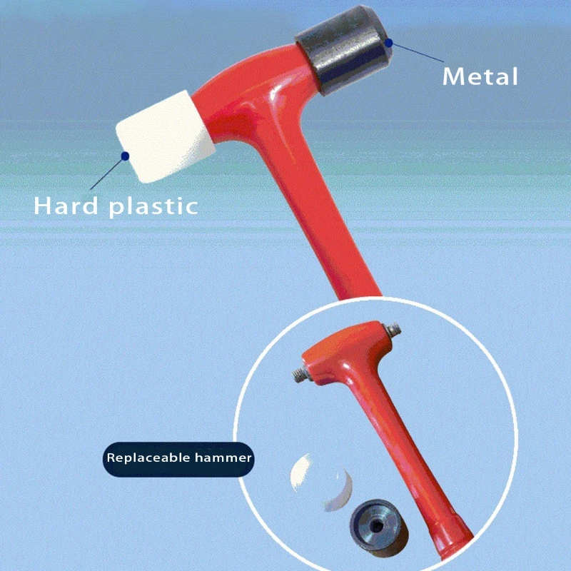 Multi-Functional Double-Ended Hammer for Jewelry Making Model Tools Clock Repair Hammer for Home Decoration Lightweight
