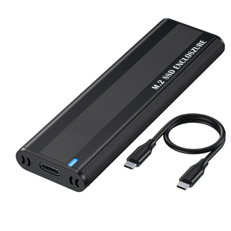 

M2 SSD чехол NVME SATA двойной протокол M.2 к USB Type C 3,1 SSD адаптер для NVME PCIE NGFF SATA SSD диск коробка