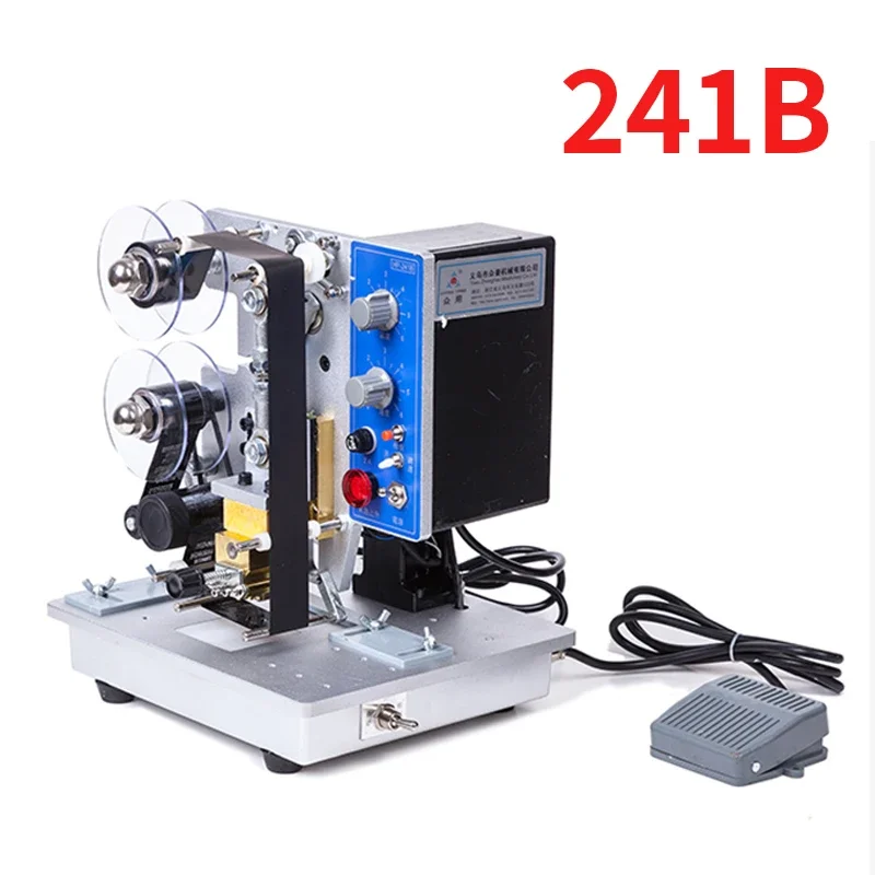

LY 241 Semi-automatic Electric Hot Stamp Ribbon Code Printer Printing Speed 20-100 Times/min Power Supply 110V 220V