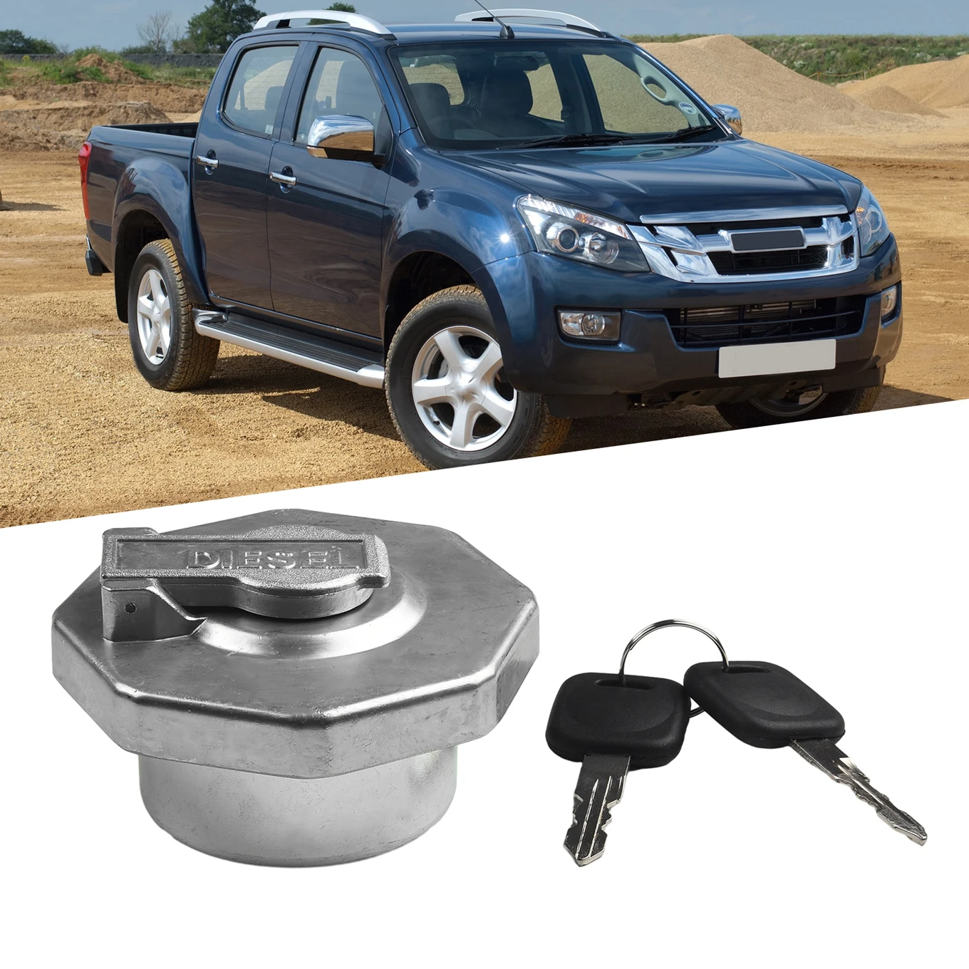 

Part Fuel Cap Assembly 8-98088982-0 8-98146010-0 8980889820 Easy Installation For ISUZU ELF NPR NQR 4HK1 With Key