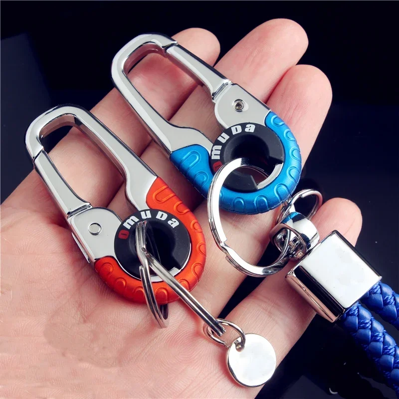 Męskie haczyk do breloka ze stalowa klamra nierdzewnej Outdoor Carabiner narzędzie do wspinaczki podwójny pierścień samochód rybacki brelok akcesoria samochodowe