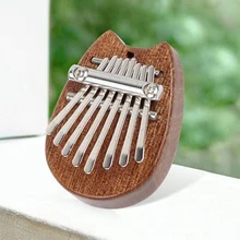 

Thumb piano 8-tone mini Kalimba crystal transparent five-fingered piano portable beginner finger piano musical instrument