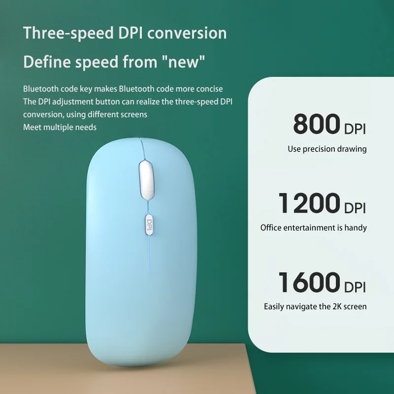 XIAOMI Bluetooth Mouse wireless bluetooth mouse Wireless Mute Ergonomic Portable Mini Office Mouse Durable Keyboard Color Selectable For Multiple Devices