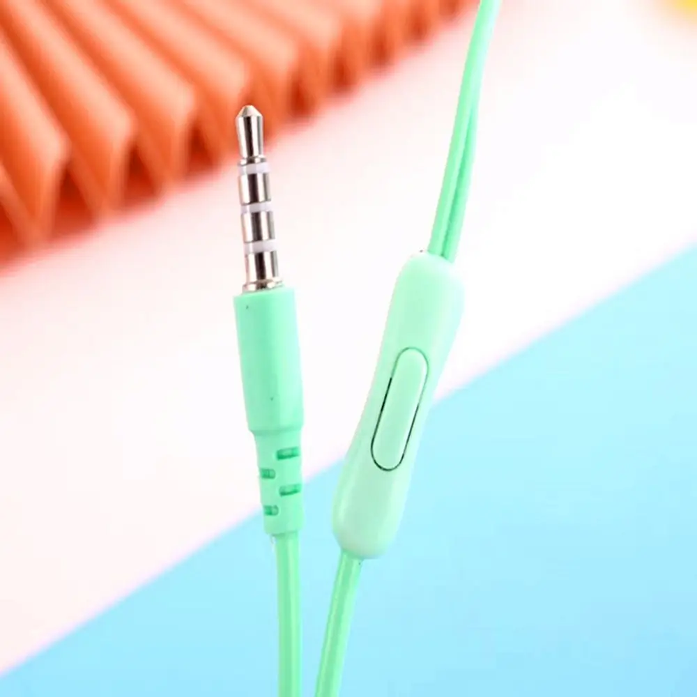 High-Quality 3.5mm Stereo In-Ear Earphones with Microphone and Enhanced Bass