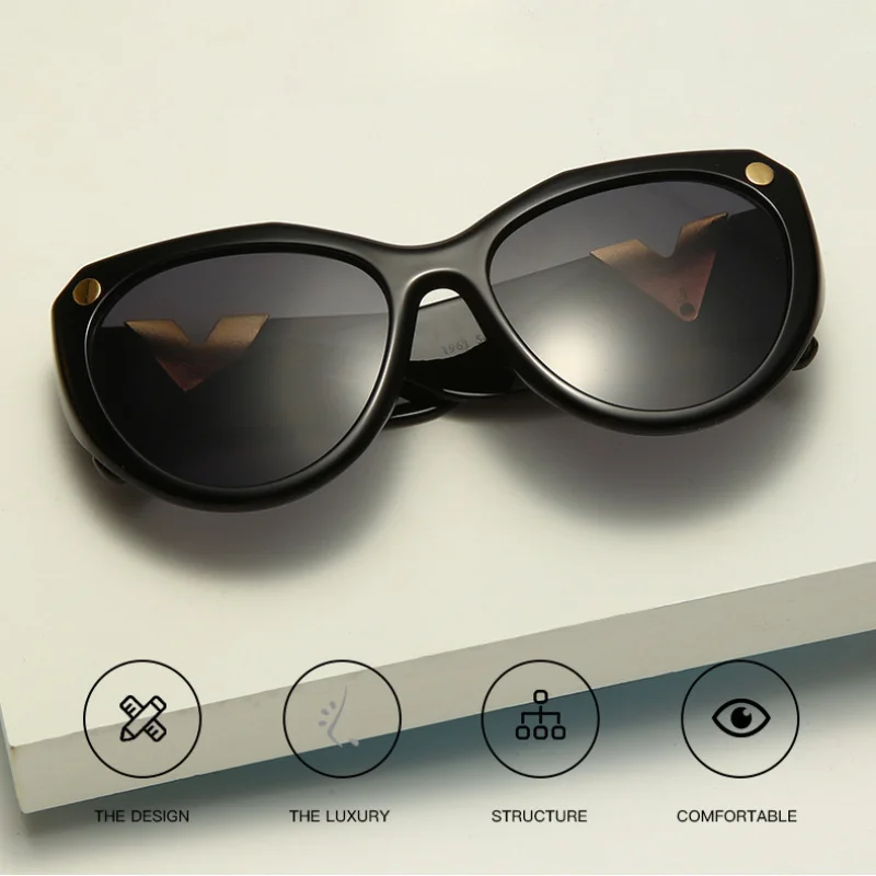 Fashion Glasses, Big Frame Leopard Print - Men Women Sports Party Vacation Travel Driving Fishing Supply Photo Prop