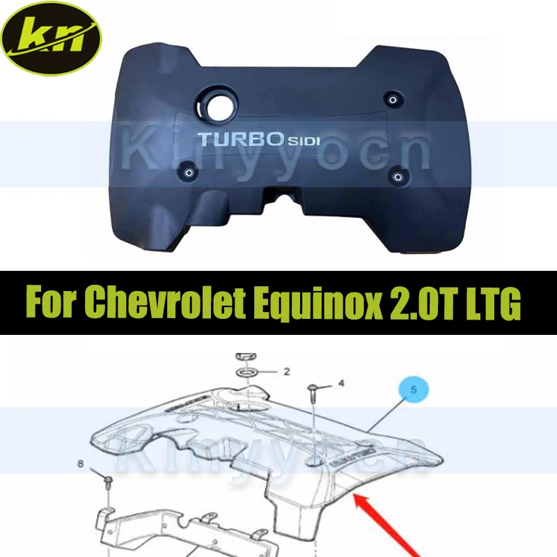 Car Engine Upper Guard Plate Cover 26693366 For Chevrolet Equinox 2.0T LTG -