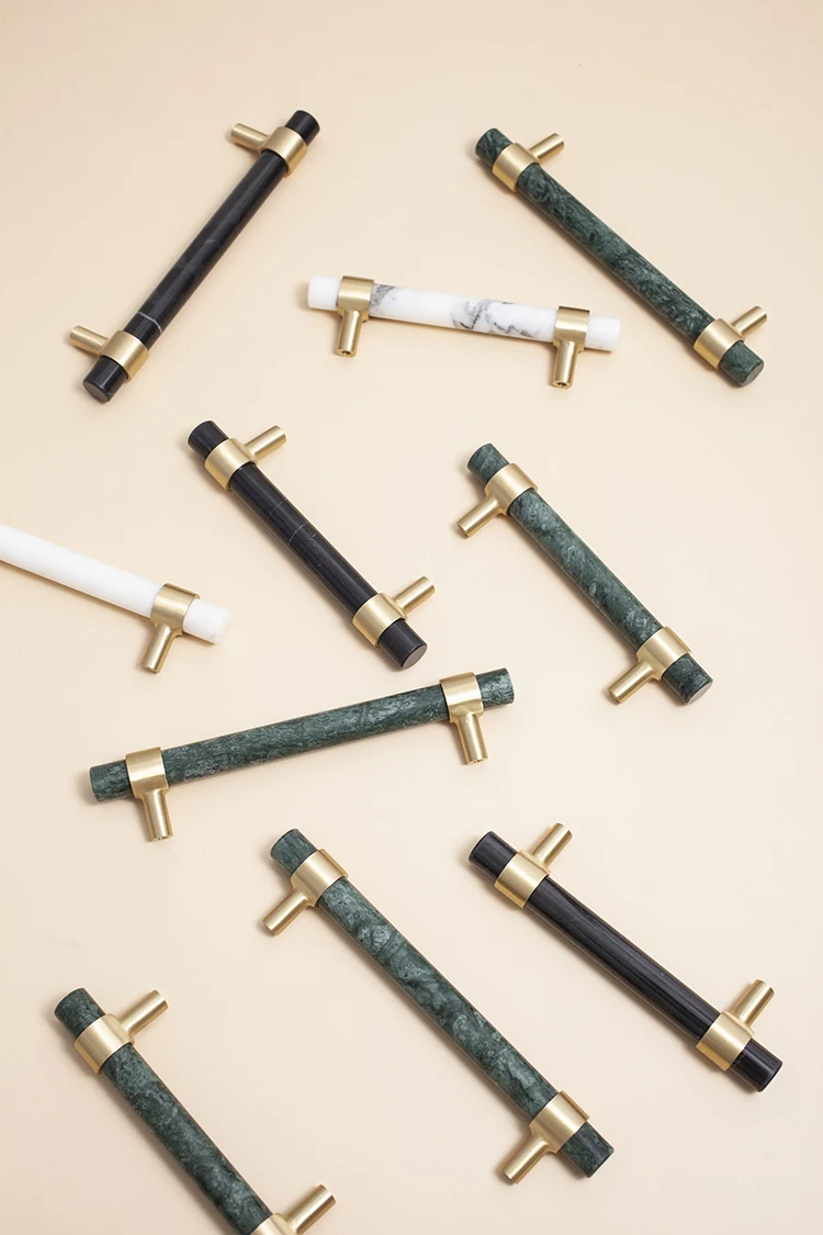 Handles, verde escuro, gaveta puxa, armário de
