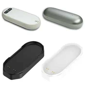 Voice Recorder Magnetic Charging Base for PLAUD NotePin AI Conference Recorder – 2H Fast Charge Docking Station with Secure Magnetic Port, Lightweight Compact Design, Replacement Charger Accessories (White/Black)