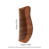 Natural Wood Comb Sandalwood Hair Comb Scalp Massage Combs Massage Anti-tangle Anti Static Hair Brush Hairdressing Styling Tools 6