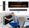 72 inch Ultra-Thin Silence Linear Electric Fireplace, Recessed Wall Mounted Fireplace, Fit for 2 x 4 and 2 x 6 Stud 5