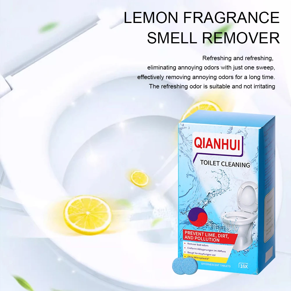 Powerful Toilet Cleaner for Descaling Deodorizing Long Lasting Effect Toilet Deodorizer Tablets for Bathroom 2