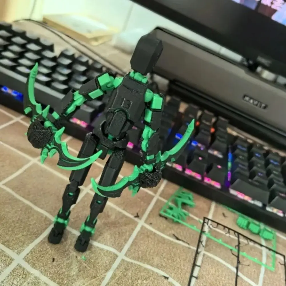 Desktop Decoration 3D Printed T13 Action Figure ABS Shapeshift Robot 3D Printed Mannequin Toy Multi-Jointed Movable Model