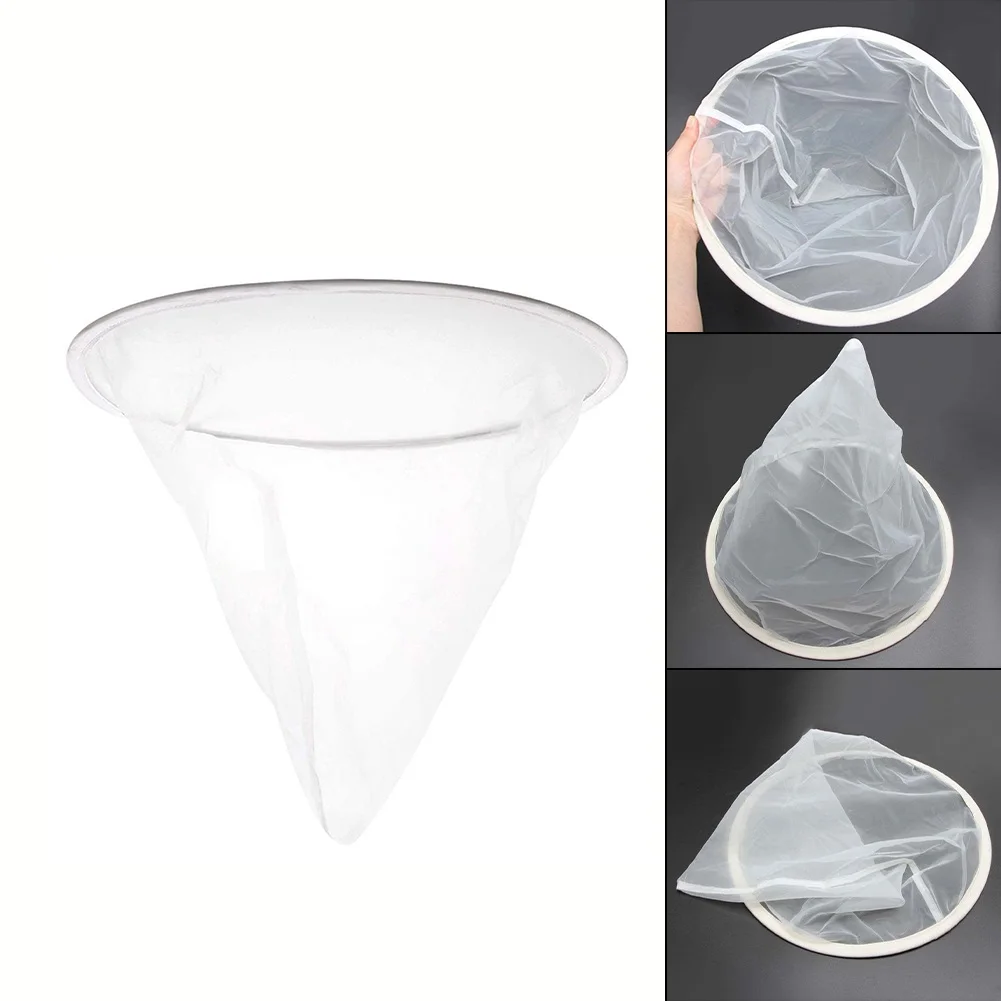 Beekeeping Tools Beekeeping Accessories Steel Fiber Honey Strainer Filter Net Effective Fine Mesh Filtration Convenient Metal Circle Design 35*40cm Size