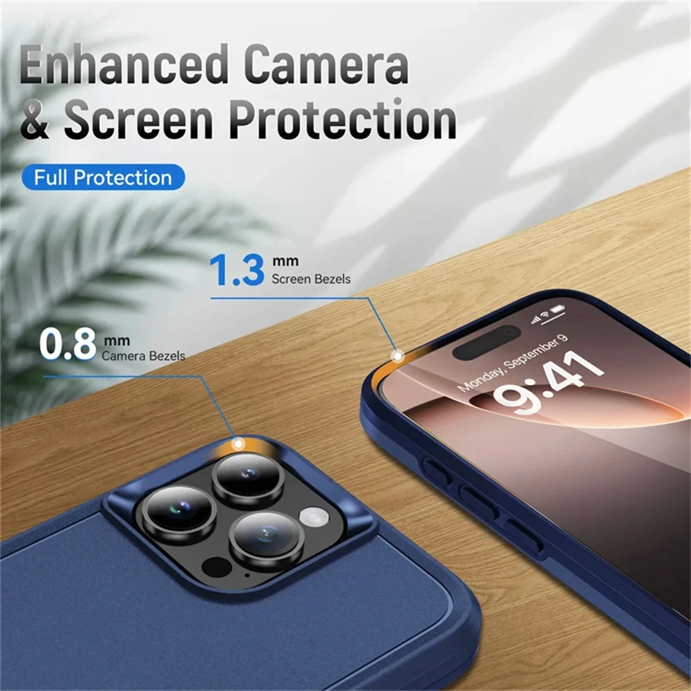 Shockproof Phone Case For Iphone Pro Max Plus Rugged Protection_voghion.com