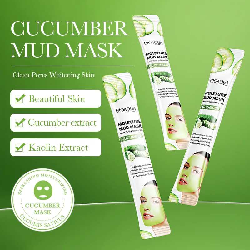 Cucumber Vitamin C Sea Mud Whitening Cleansing Rejuvenation Moisturizing Mud Mask Skin Care Products