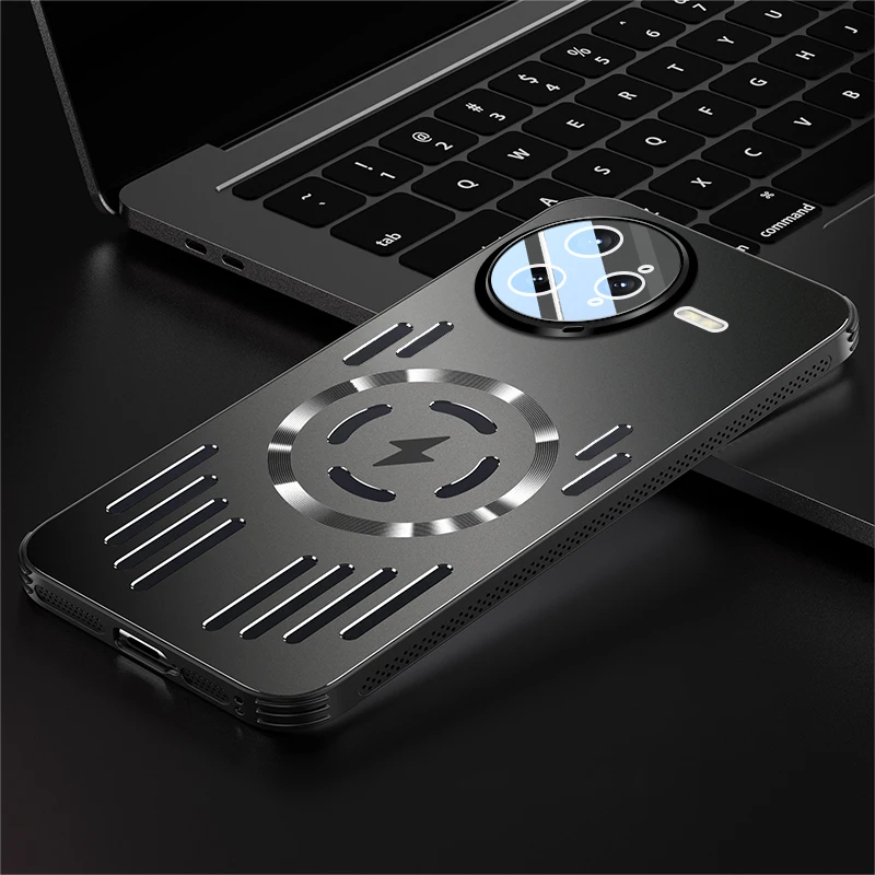 Enhanced Magnetic Wireless Charging Protective Case with Heat Dissipation