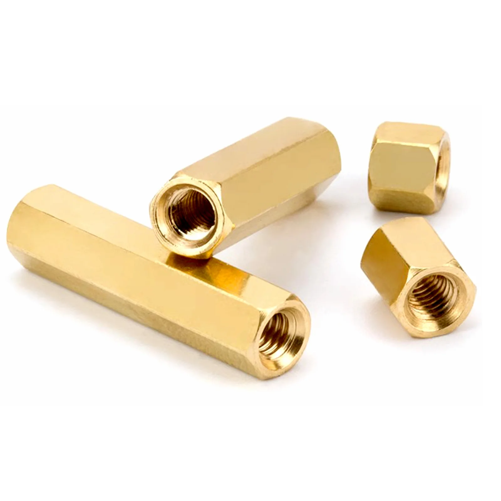 Brass Motherboard Standoffs M2 M2.5 M3 M4 M5 M6 Hex Board Rack Stud Spacing Screw Hexagon Copper Female PCB Pillars Bolt Spacer