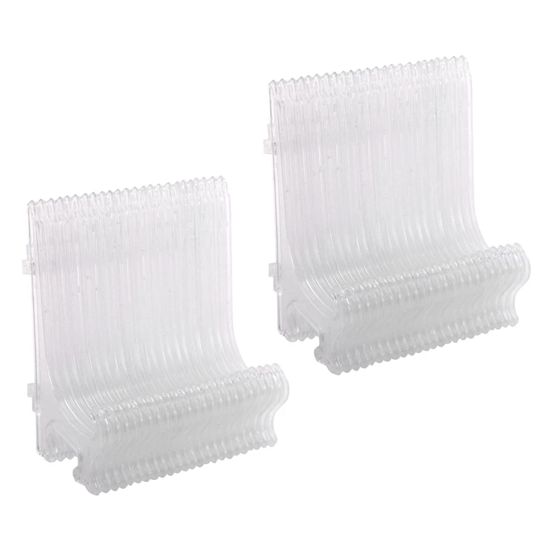 

24X Clear Plastic Easels Plate Holders Display Dish Rack Picture Frame Photo Book Pedestal Holder Display Stand Stander