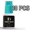 10 Bottles  IBeauty Hyper Bond Glue for Eyelash Extensions Professional 5ml Korea Cyan Cap False Lash Adhesive Makeup Tools 1