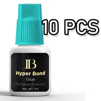 10 Bottles  IBeauty Hyper Bond Glue for Eyelash Extensions Professional 5ml Korea Cyan Cap False Lash Adhesive Makeup Tools 1