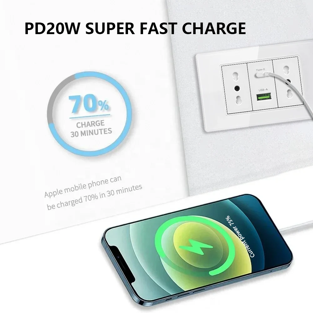 tomada italiana chile com dual usb tipo 01