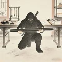 Two Ninja Desktop Decorations, Pen Holders, Suitable as Stationery Gifts for Friends and Colleagues 5