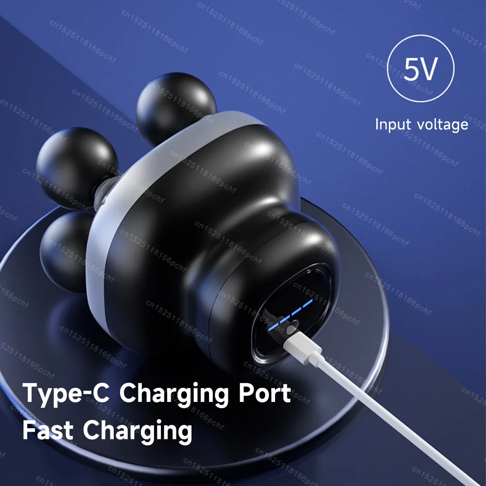 Fascia Gun Muscle Massager Gun High Frequency Neck Shoulder Waist Massage Machine Professional Fascia Massage Gun Relaxation