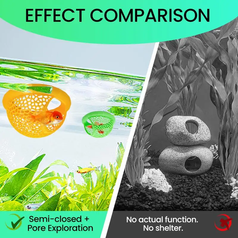 Floating Betta Shrimp Cave 3