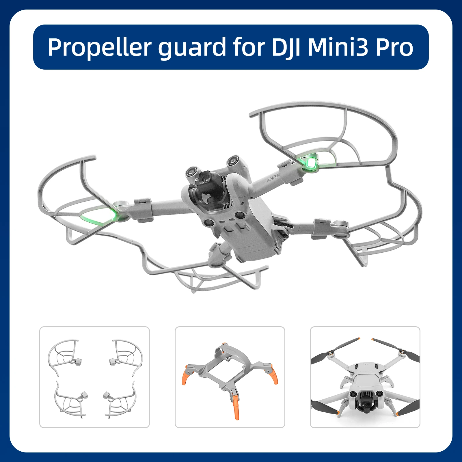 Garde'hélice noir pour Drone DJI Avata - AIHONTAI - Accessoires de protection'hélices