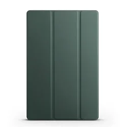 Premium PU Leather Stand Case for 12.1'' Tablet - Elegant and Durable Cover (Dark Green)
