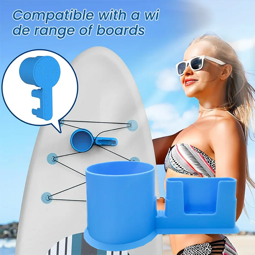 Creative Paddle Board Cup Holder Multi-Functional Kayak Drink Holder Paddle Board Accessories Kayak Holders Stationary Beverage