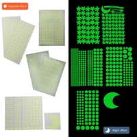 Luminous Moon Stars Wall Stickers for Kids room Bedroom Decor Glow in the dark Earth Wall Decals Noctilucent Stickers Home Decor 2