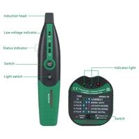 MASTECH MS5902 Automatic Circuit Breaker Finder Fuse Socket Tester EU US 220V/110V Specification with Flashlight Circuit Tester 2
