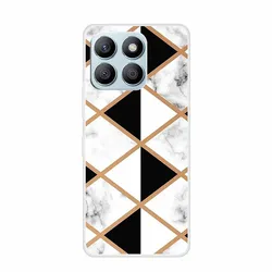 Clear Silicone Phone Case with Lovely Patterns - Transparent Protective Cover for Honor X8C (G02.CH.12)