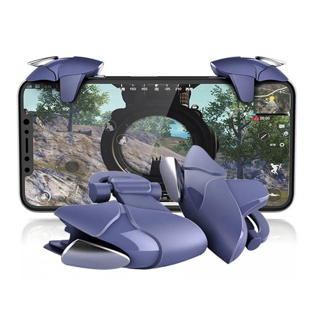 Gaming Controller Game Joystick G12 Mobile Phone Gaming Trigger Game PUBG Shooter Joysticks Gamepad Shooting ABS Aim Key Button L1 R1 Controller For IOS Android
