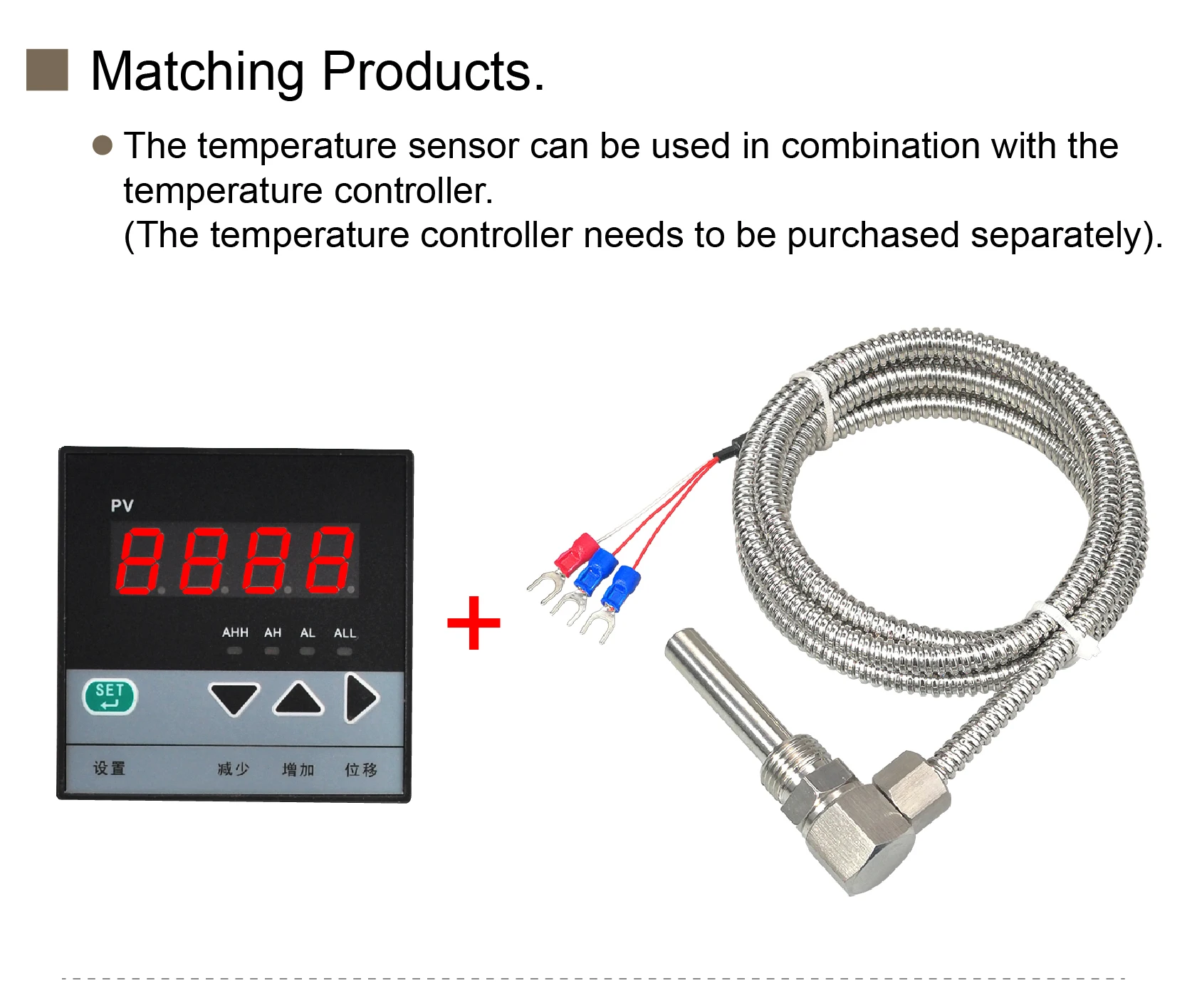 WZPT-D2M16 PT100 temperature sensor -50~200°C RTD probe motor bearing L type ang