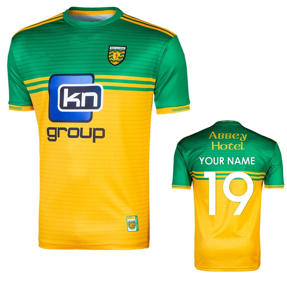 womens maternity clothes donegal GAA 2 Stripe Jersey T-shirt 2022 Ireland Cricket and softball shirt Custom name and number stylish maternity clothes Maternity Clothing