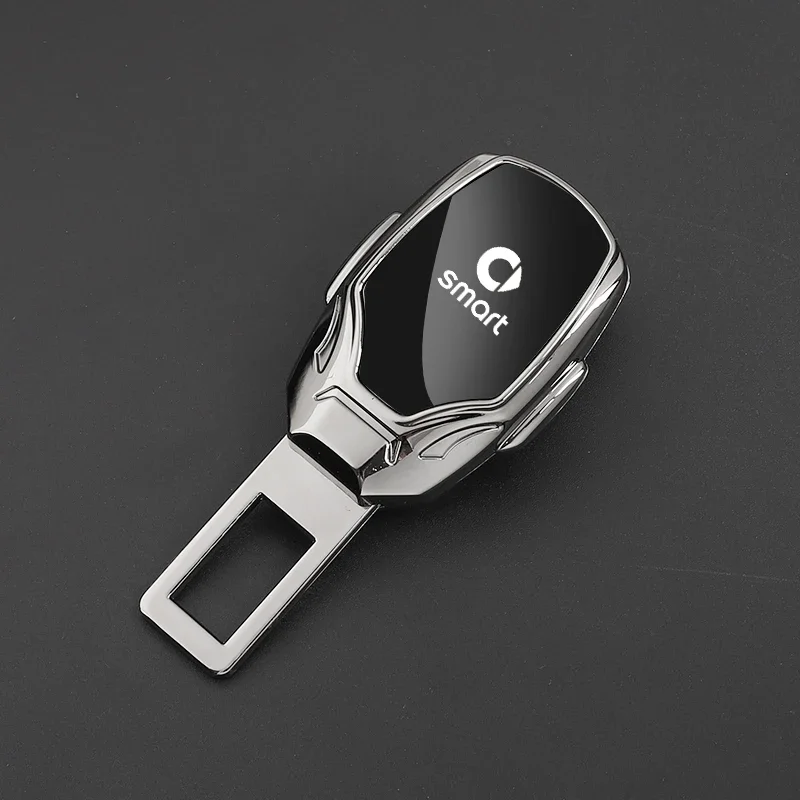 1pc car seat belt metal jewelry seat belt accessory extender for Smart Eq Fortwo Forfour 453 451 452 450 454
