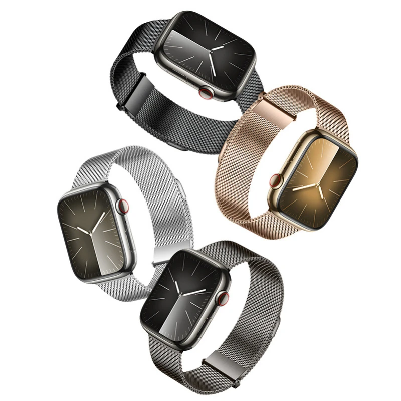 Sleek Magnetic Metal Strap for Apple Watch - Premium Wristband Replacement