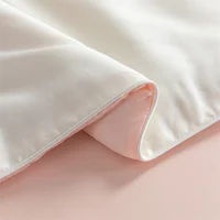 Sondeson été femmes blanc rose couette douce couette couleur fraîche couette Double reine roi coquille couverture pour sommeil profond 1 pièces 4