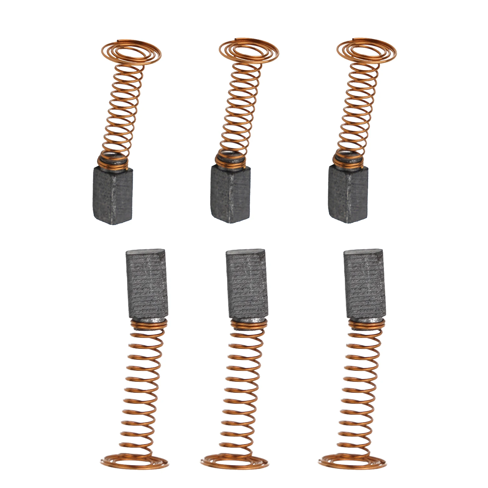 6Pcs For D3000 Electric Motor Carbon Brushes Repairing Part Graphite Brushes 7.9x5.5x4.8mm Grinder Rotary Tool Motor Replacement