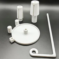 Single Spool Sewing Thread Stand - Stable Holder for Smooth Thread Feeding (WHITE)
