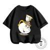 Summer's Disney Cuties Vibrant Beauty and the Beast Prints Enliven Cute, Simple, Hip-Hop Inspired T-shirts for Boys and Girls 4