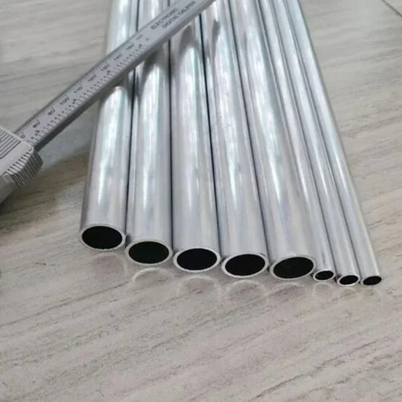 1pcs Length 500mm 6061 Aluminum Tube Hollow Pipe CNC Metal OD 16/18/20/22/25/26/28 To 32mm ID 10~29mm aluminium tube