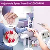 35000 RPM Electric Nail Drill Electric Nail File With Cutter Manicure Nail File Tool Polishing Drill Suitable for Salons 2