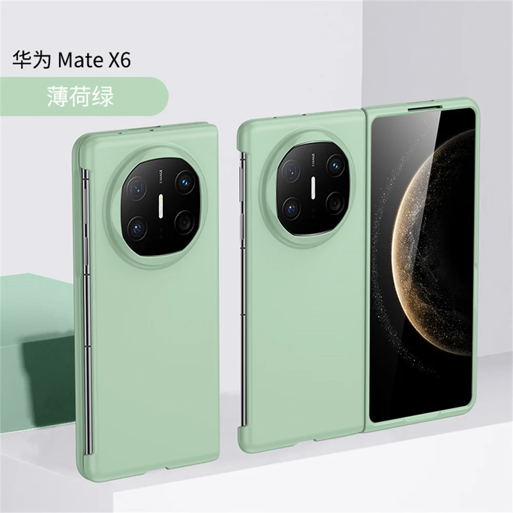 حافظة هاتف بلون سادة لهاتف هواوي ميت X3 X6 غطاء خل...